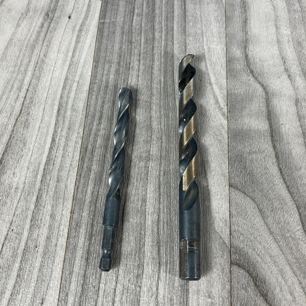 Lot of 2 HSS 1/2 Drill‎ Bits